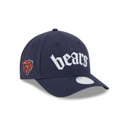 Chicago Bears Gothic Font Women's 9FORTY M-Crown Snapback Hat