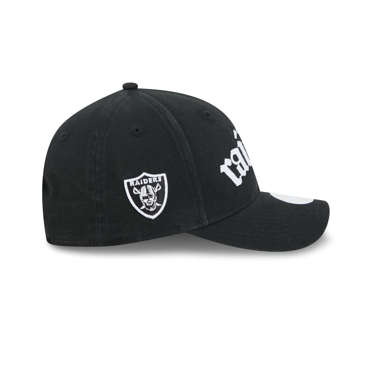 Las Vegas Raiders Gothic Font Women's 9FORTY M-Crown Snapback Hat
