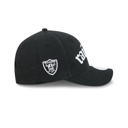 Las Vegas Raiders Gothic Font Women's 9FORTY M-Crown Snapback Hat