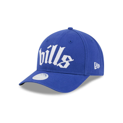 Buffalo Bills Gothic Font Women's 9FORTY M-Crown Snapback Hat
