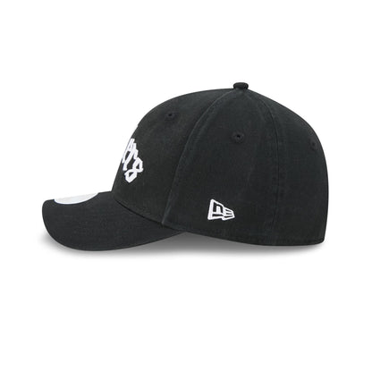 Pittsburgh Steelers Gothic Font Women's 9FORTY M-Crown Snapback Hat