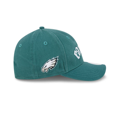 Philadelphia Eagles Gothic Font Women's 9FORTY M-Crown Snapback Hat