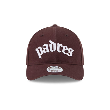 San Diego Padres Gothic Font Women's 9FORTY M-Crown Snapback Hat