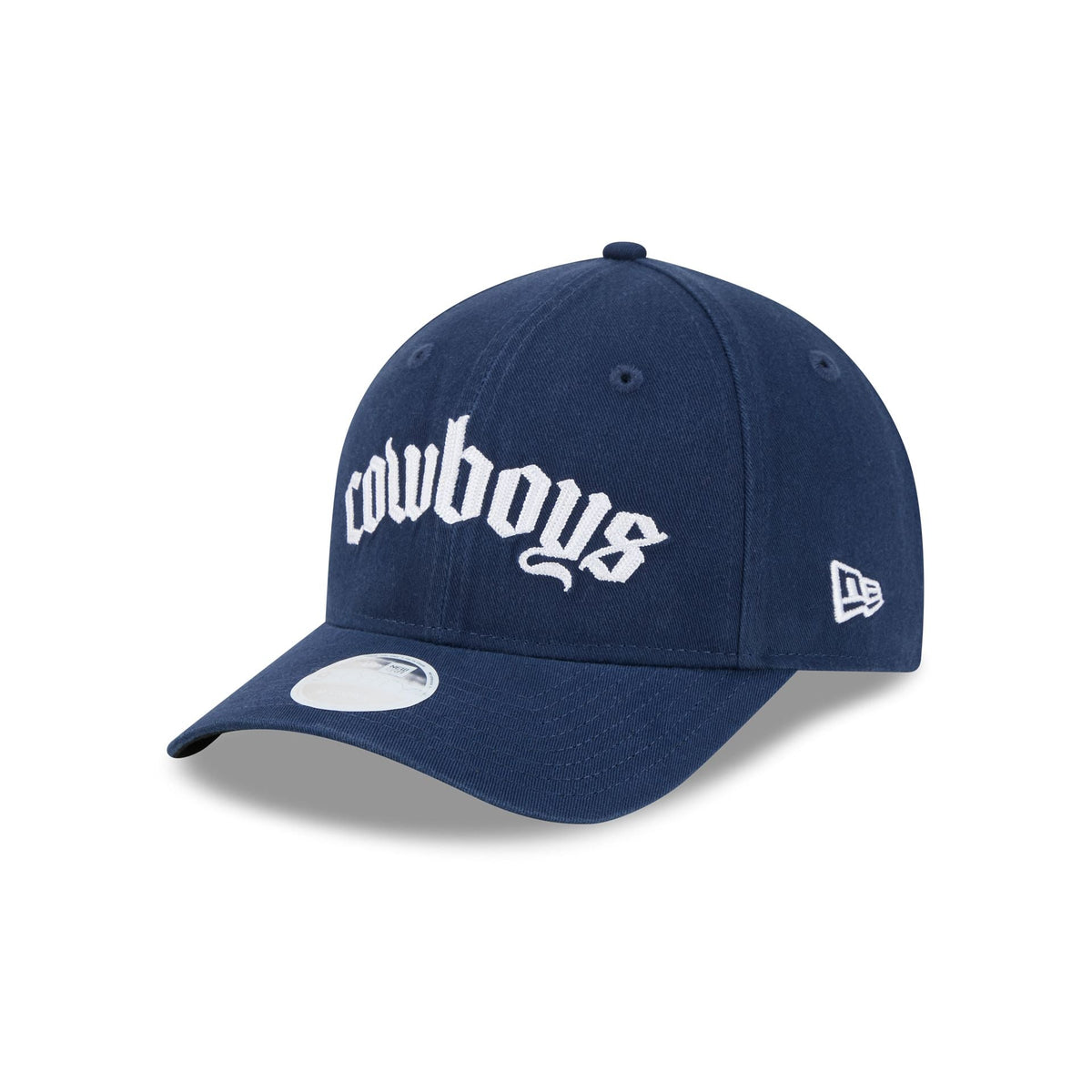 Dallas Cowboys Gothic Font Women's 9FORTY M-Crown Snapback Hat