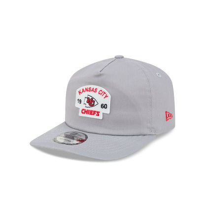 Kansas City Chiefs Felt Patch Gray 19TWENTY Snapback Hat
