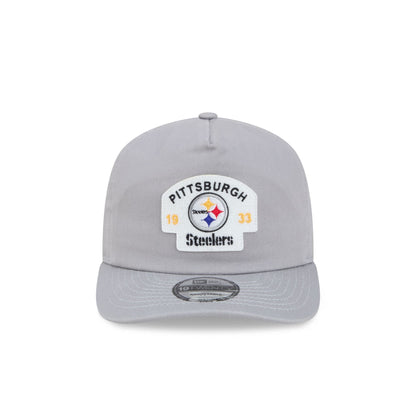 Pittsburgh Steelers Felt Patch Gray 19TWENTY Snapback Hat