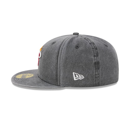 Miami Heat Washed 59FIFTY Fitted Hat