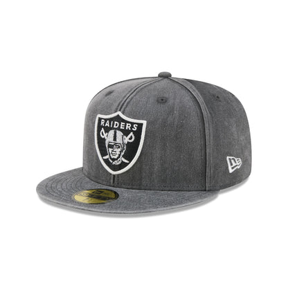 Las Vegas Raiders Washed 59FIFTY Fitted Hat