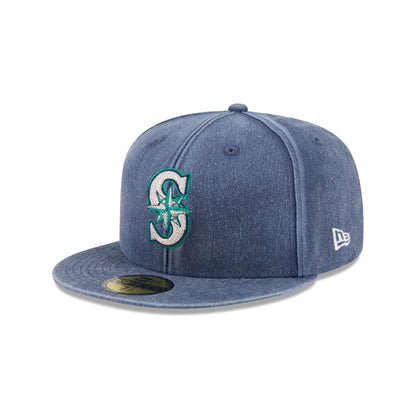Seattle Mariners Washed 59FIFTY Fitted Hat