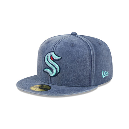 Seattle Kraken Washed 59FIFTY Fitted Hat