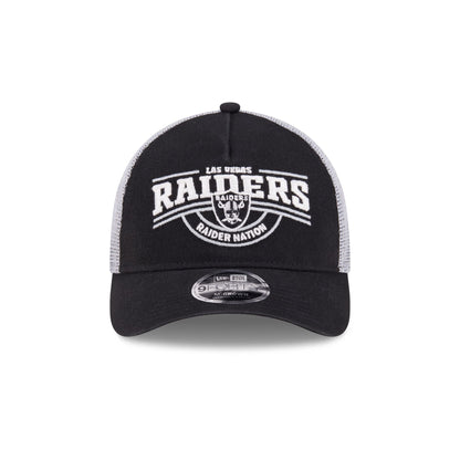 Las Vegas Raiders Classic 9FORTY M-Crown A-Frame Trucker Hat