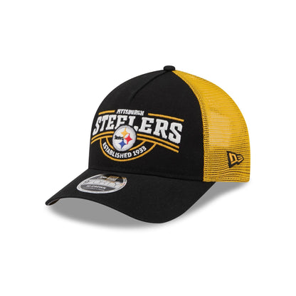 Pittsburgh Steelers Classic 9FORTY M-Crown A-Frame Trucker Hat