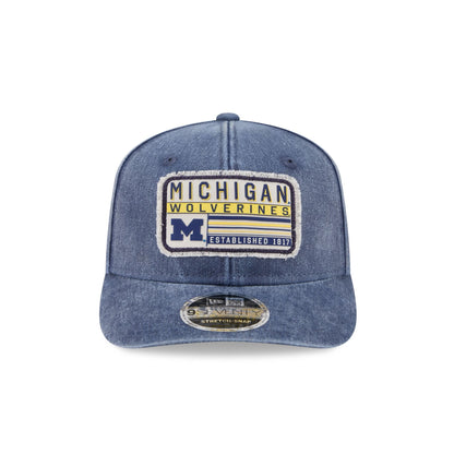 Michigan Wolverines Faded Patch 9SEVENTY Stretch-Snap Hat