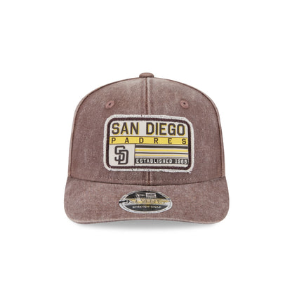San Diego Padres Faded Patch 9SEVENTY Stretch-Snap Hat