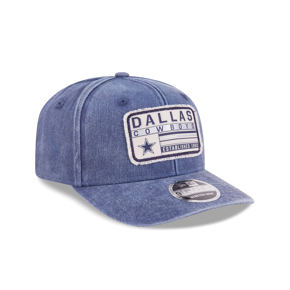 Dallas Cowboys Faded Patch 9SEVENTY Stretch-Snap Hat