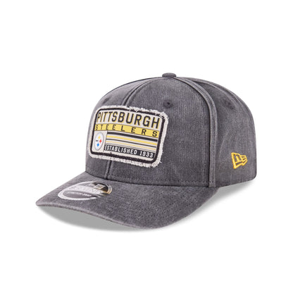 Pittsburgh Steelers Faded Patch 9SEVENTY Stretch-Snap Hat