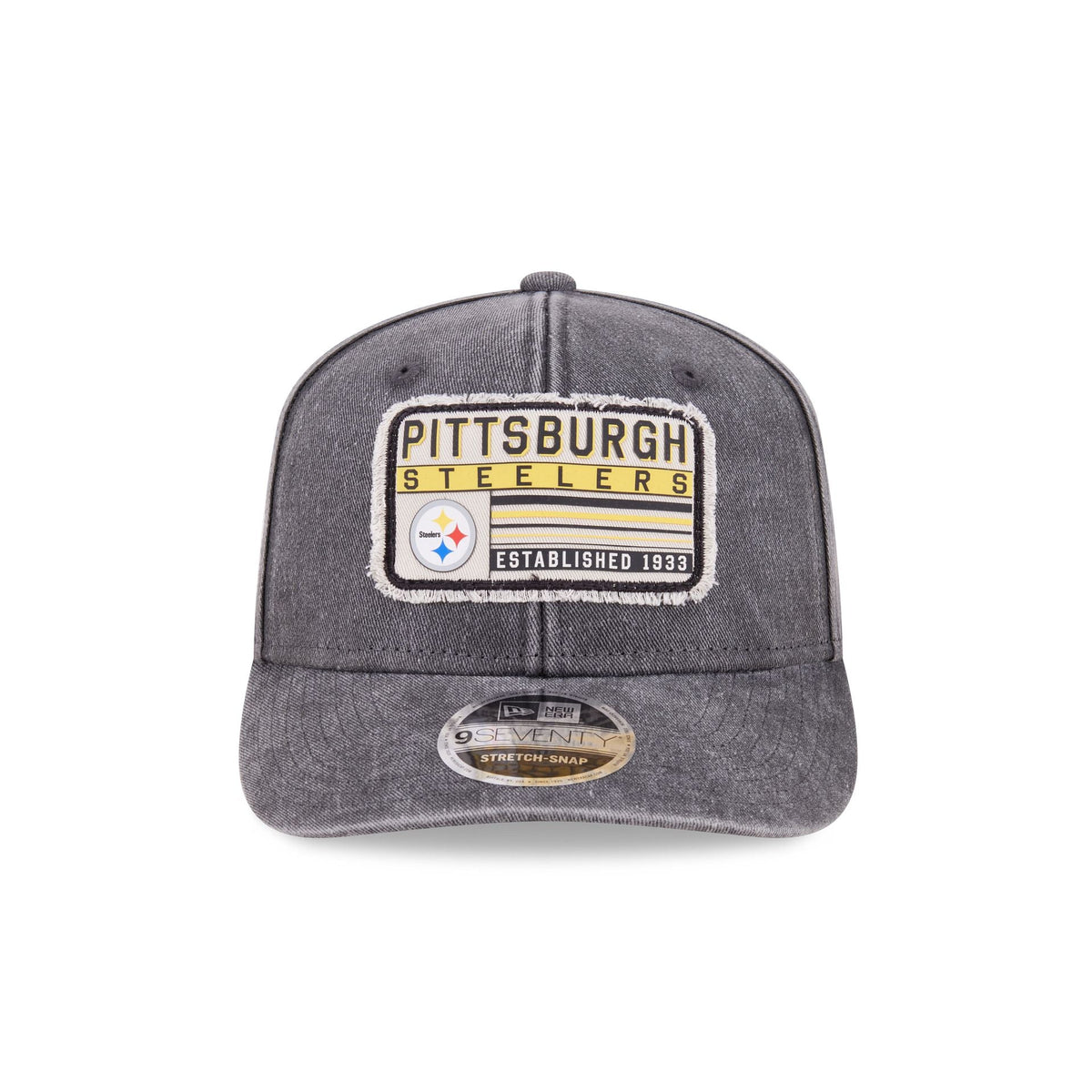 Pittsburgh Steelers Faded Patch 9SEVENTY Stretch-Snap Hat