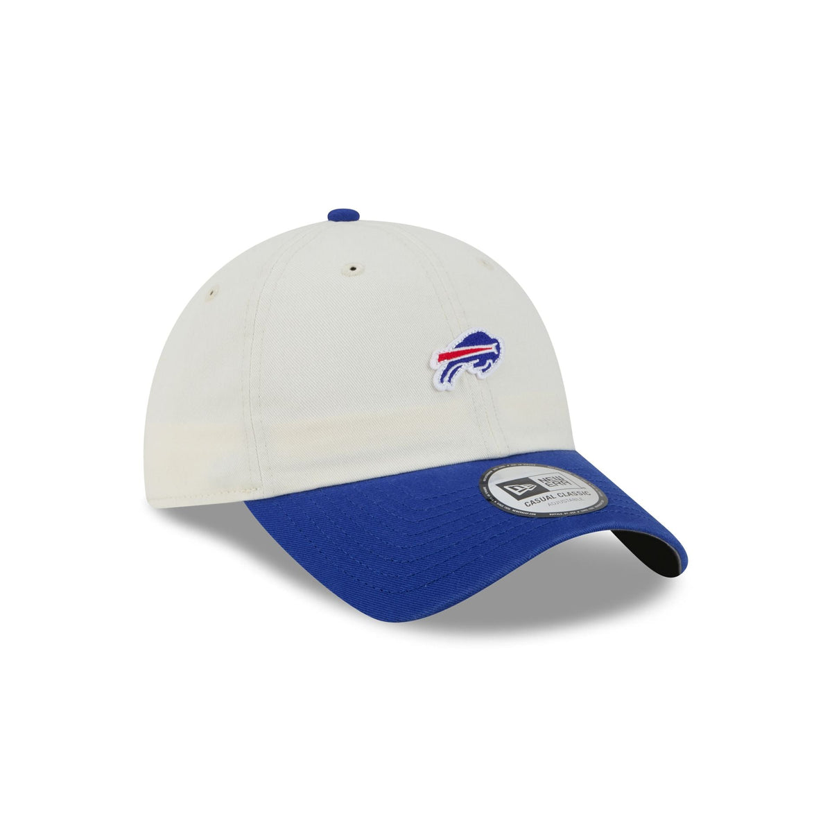 Buffalo Bills Mini Logo Chrome White Casual Classic Adjustable Hat