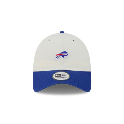 Buffalo Bills Mini Logo Chrome White Casual Classic Adjustable Hat