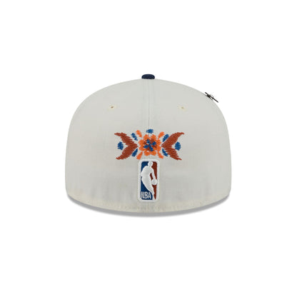 New York Knicks Day of the Dead Chrome White 59FIFTY Fitted Hat