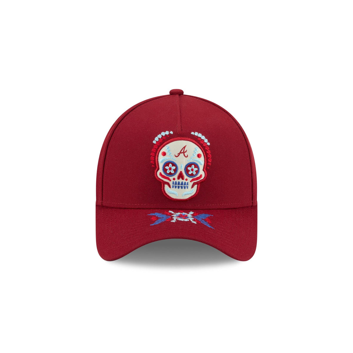Atlanta Braves Day of the Dead 9FORTY A-Frame Snapback Hat