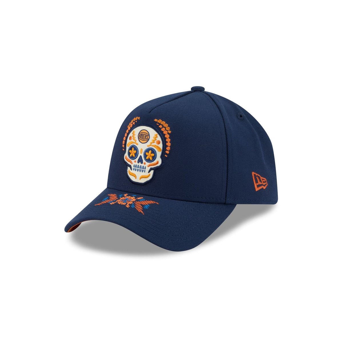 New York Knicks Day of the Dead 9FORTY A-Frame Snapback Hat