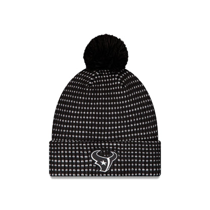Houston Texans 2026 Sideline Cold Weather Black Pom Knit Hat