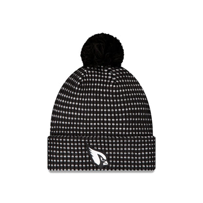 Arizona Cardinals 2026 Sideline Cold Weather Black Pom Knit Hat