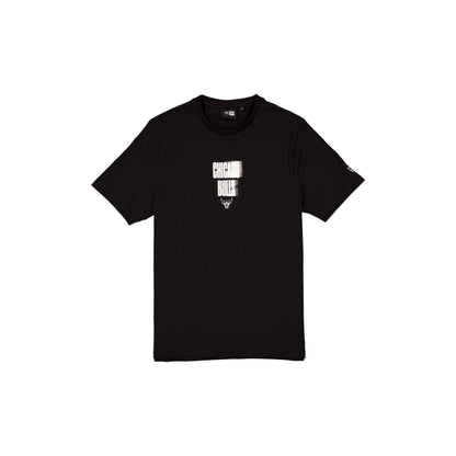 Chicago Bulls Snapshot Black Graphic T-Shirt