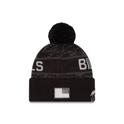 Buffalo Bills 2026 Salute to Service Pom Knit Hat