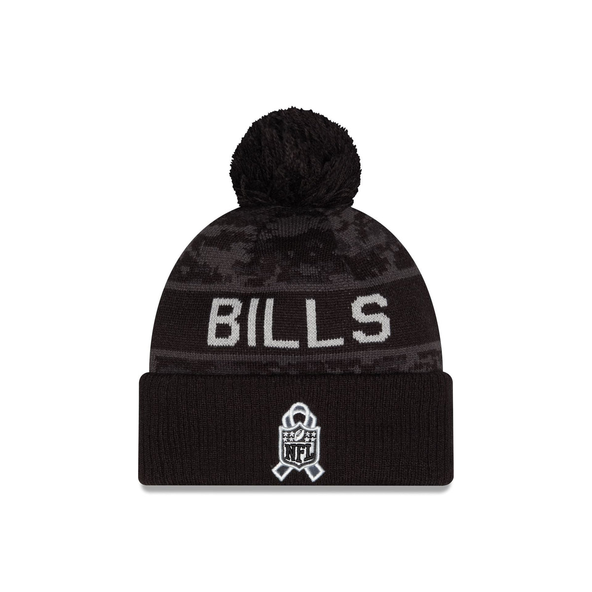 Buffalo Bills 2026 Salute to Service Pom Knit Hat
