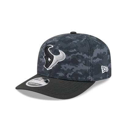 Houston Texans 2026 Salute to Service 9SEVENTY Stretch-Snap Hat