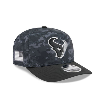 Houston Texans 2026 Salute to Service 9SEVENTY Stretch-Snap Hat