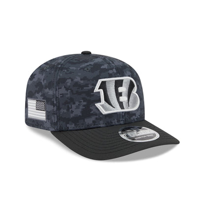 Cincinnati Bengals 2026 Salute to Service 9SEVENTY Stretch-Snap Hat