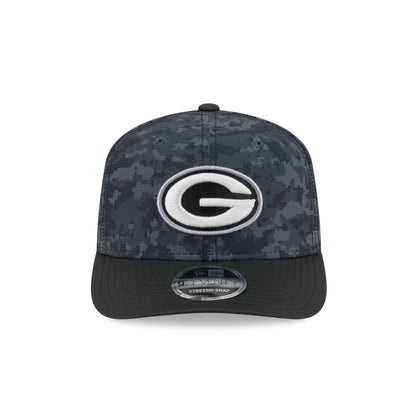 Green Bay Packers 2026 Salute to Service 9SEVENTY Stretch-Snap Hat