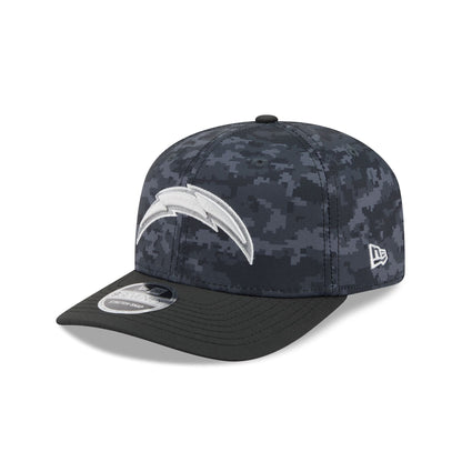 Los Angeles Chargers 2026 Salute to Service 9SEVENTY Stretch-Snap Hat