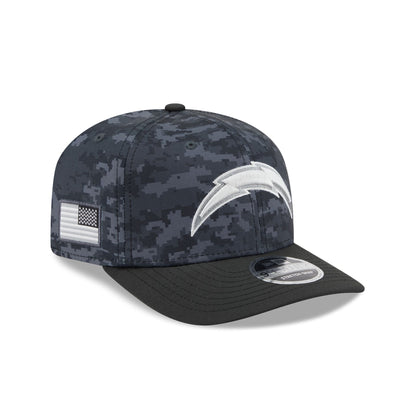 Los Angeles Chargers 2026 Salute to Service 9SEVENTY Stretch-Snap Hat