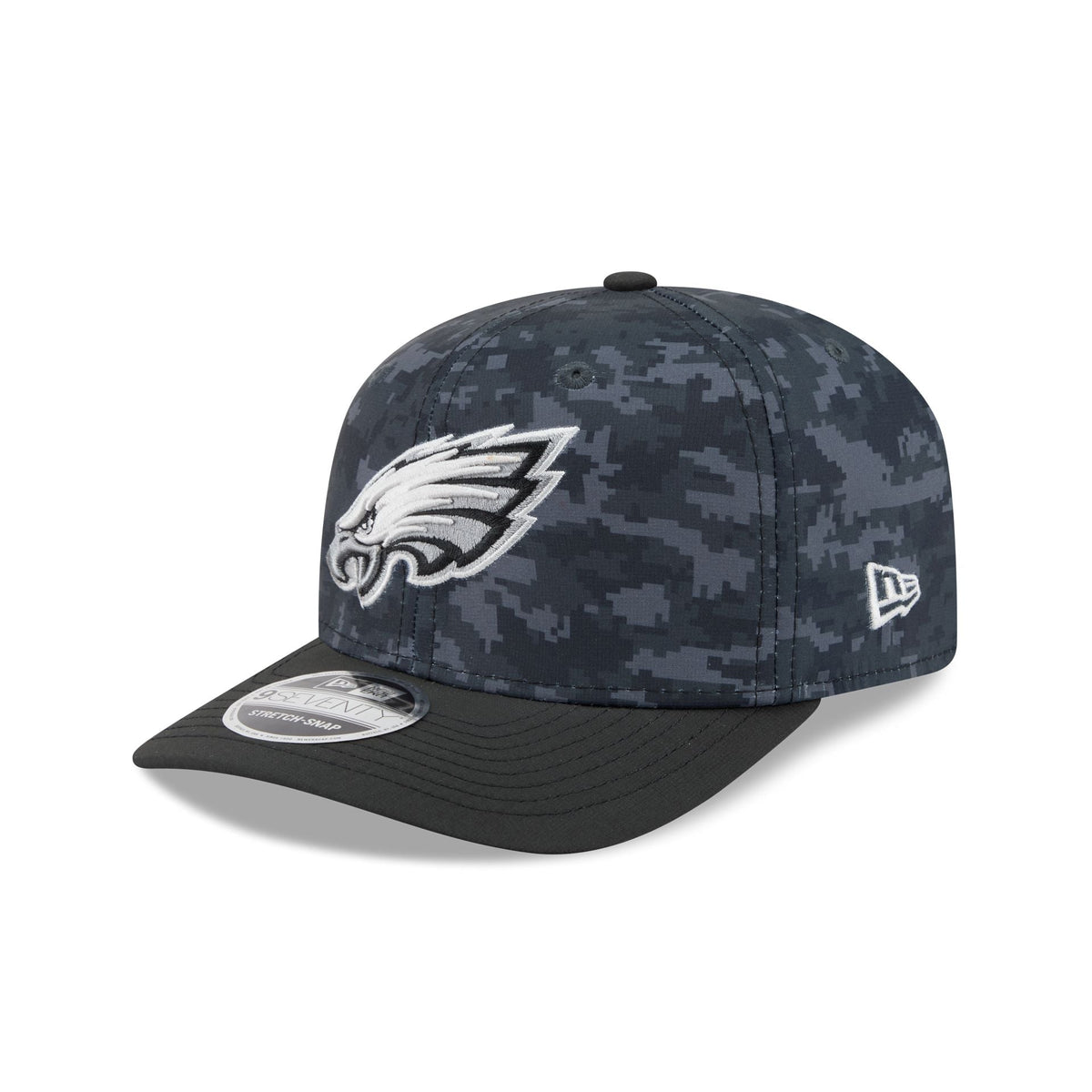 Philadelphia Eagles 2026 Salute to Service 9SEVENTY Stretch-Snap Hat