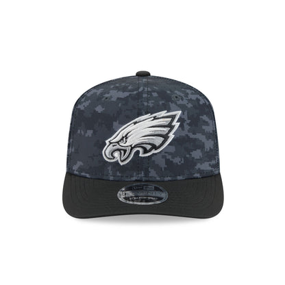 Philadelphia Eagles 2026 Salute to Service 9SEVENTY Stretch-Snap Hat