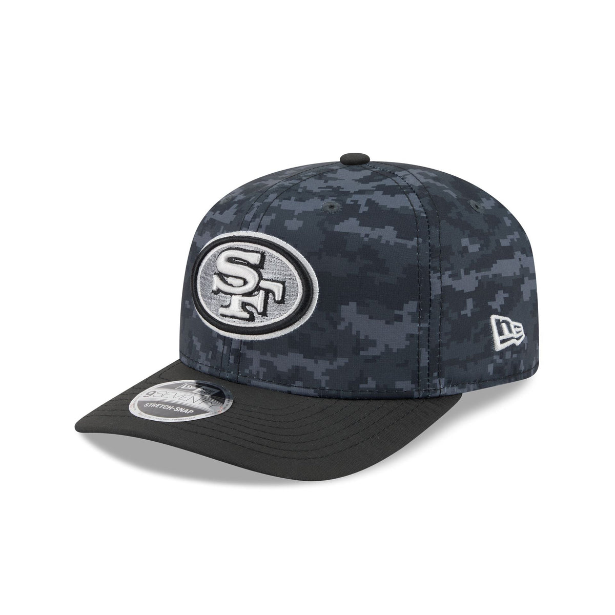 San Francisco 49ers 2026 Salute to Service 9SEVENTY Stretch-Snap Hat