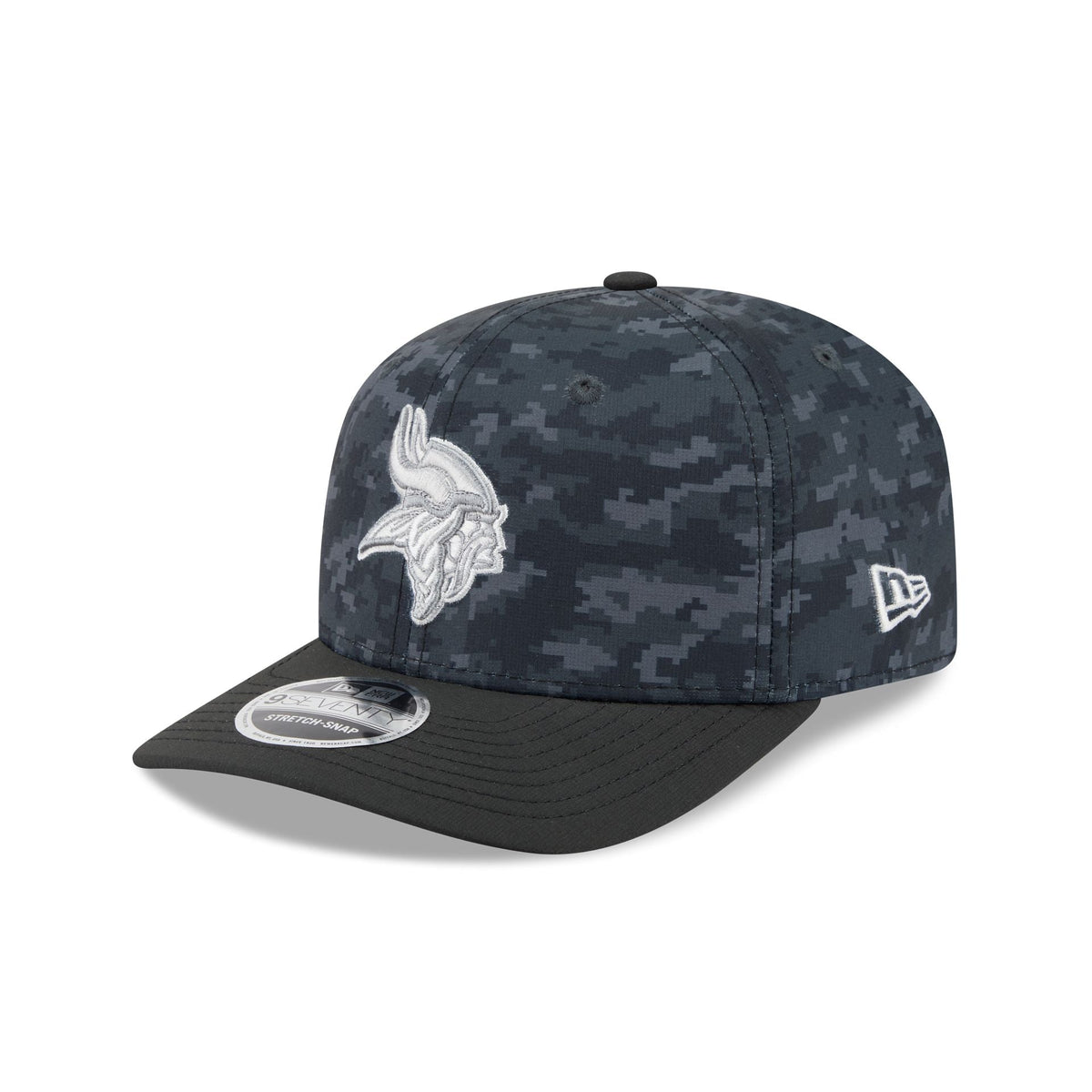 Minnesota Vikings 2026 Salute to Service 9SEVENTY Stretch-Snap Hat