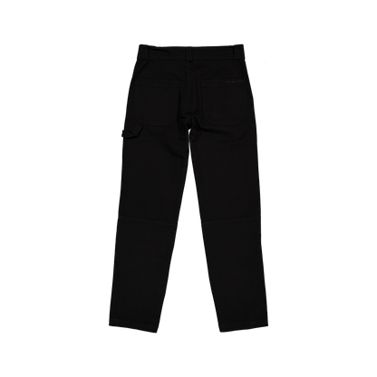 New Era Branded Cap Commuters Black Double Knee Pants