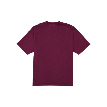 New Era Branded Alden II Heavyweight Maroon Pocket T-Shirt