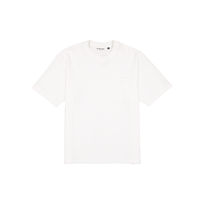 New Era Branded Alden II Heavyweight College White Pocket T-Shirt
