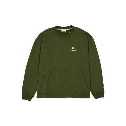 New Era Branded Alden II Combat Moss Crewneck
