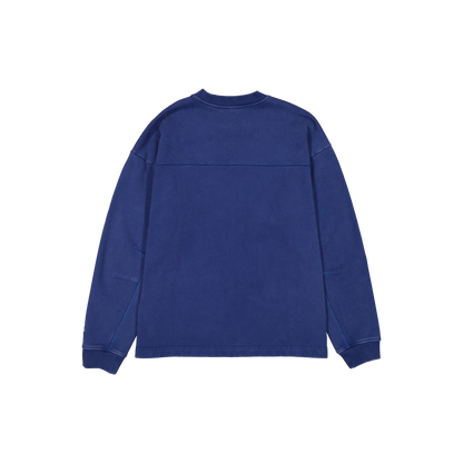 New Era Branded Alden II Carbon Navy Crewneck