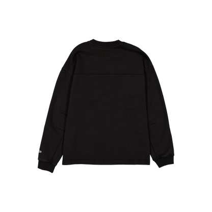 New Era Branded Alden II Black Crewneck
