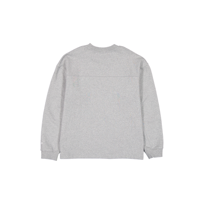 New Era Branded Alden II Heather Gray Crewneck