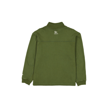 New Era Branded Alden Combat Moss Half-Zip