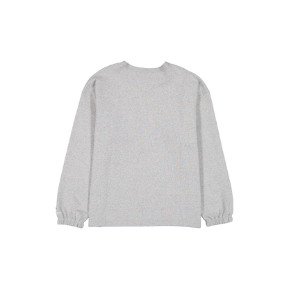 New Era Branded Alden Heather Gray Full-Zip Cardigan